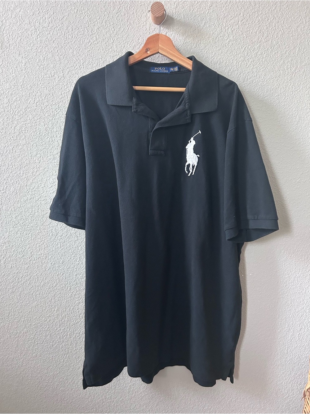 Polo Ralph Lauren Big Pony #3 Shirt Mens Size 2XLT Black